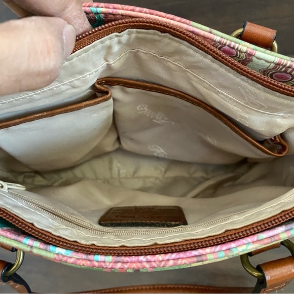 Fossil Women's Multicolor Handbag With Logo Key Design One Size - Picture 5 of 10